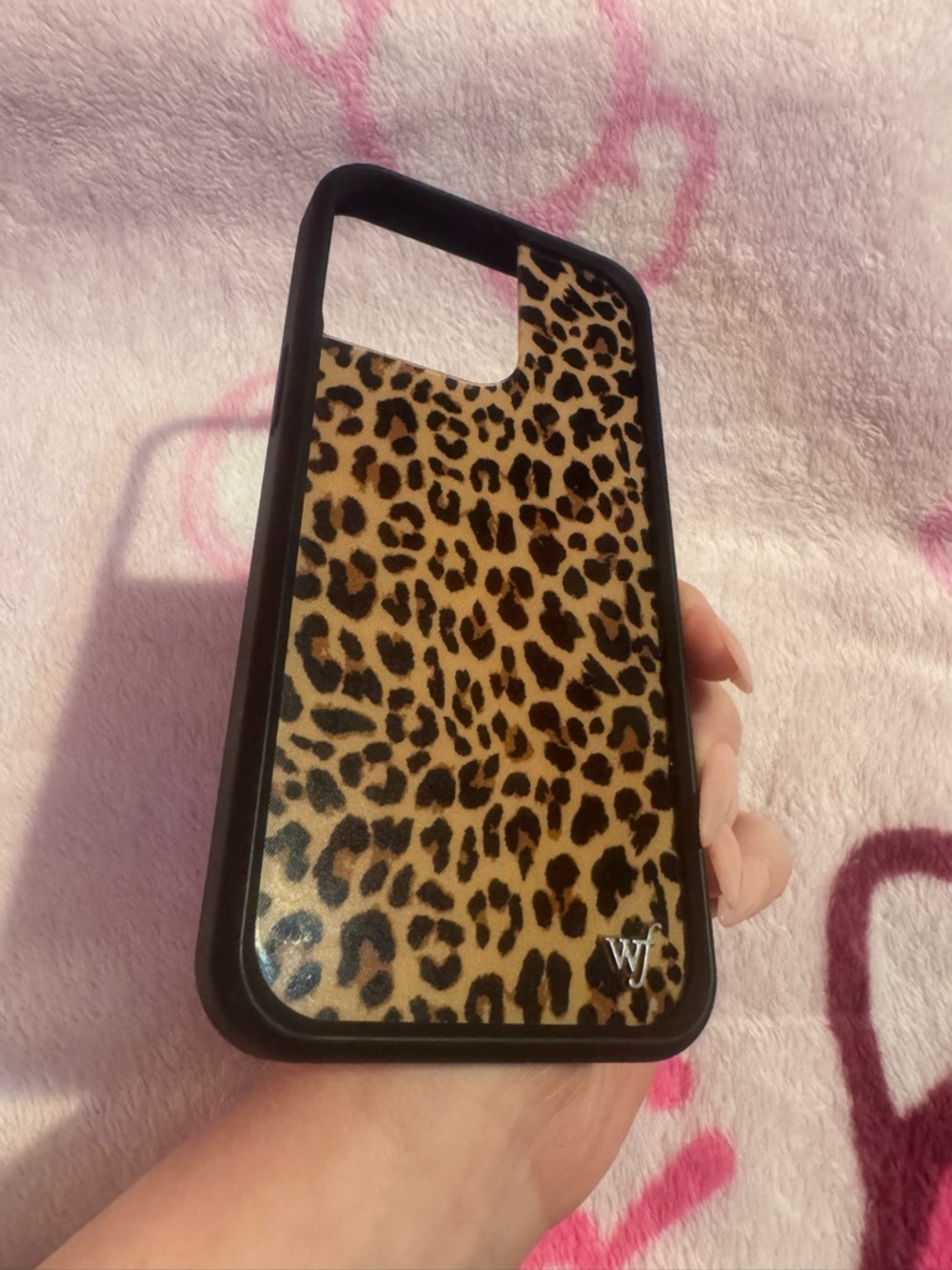 Leopard Print Phone Case - Brown/Black